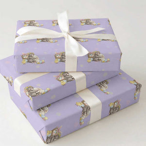 Cute Punch Baby Monkey Easter Wrapping Paper Roll Funny Animal Gift TS12 Violet Print Your Wear