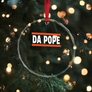 Da Pope Leo XIV Crystal Glass Ornament Cardinal Robert Francis Prevost 267th Pope TS02 Print Your Wear