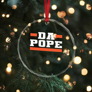 Da Pope Leo XIV Crystal Glass Ornament From America Chicago TS10 Print Your Wear