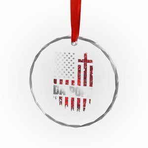 Da Pope Leo XIV Crystal Glass Ornament From America Chicago America US Flag TS10 Print Your Wear