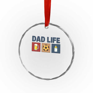 Dad Life Soccer Beer Baby Bottle Crystal Glass Ornament Fathers Day Gift TS12 Print Your Wear