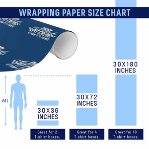 Dad Pit Crew Wrapping Paper Roll Race Car Family Racing Birthday Hosting Parties TS10 Print Your Wear