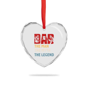 Dad The Man The Myth The Legend Heart Crystal Glass Ornament Funny Welder Welding TS14 Print Your Wear