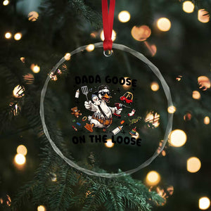 Dada Goose On The Loose Crystal Glass Ornament Funny Fatherhood Humor Gift TS12 Print Your Wear