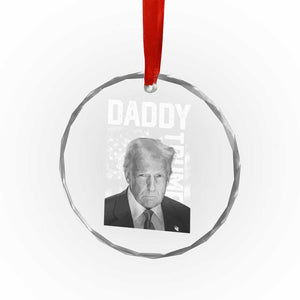Daddy Trump Crystal Glass Ornament Patriotic American Flag TS02 Print Your Wear