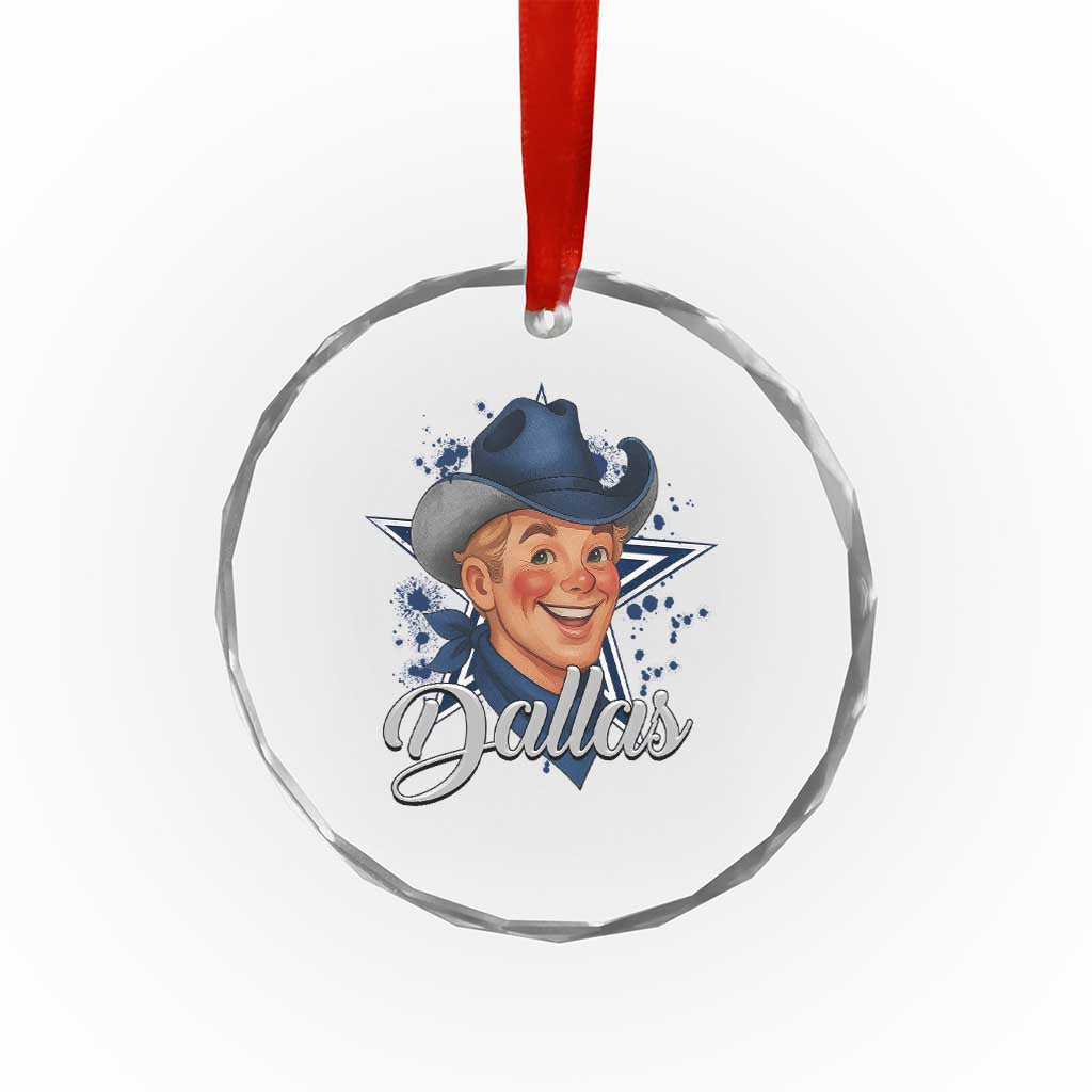 DFC Game Day Crystal Glass Ornament Funny Blue Star Sport Fan Football Game TS11 Print Your Wear