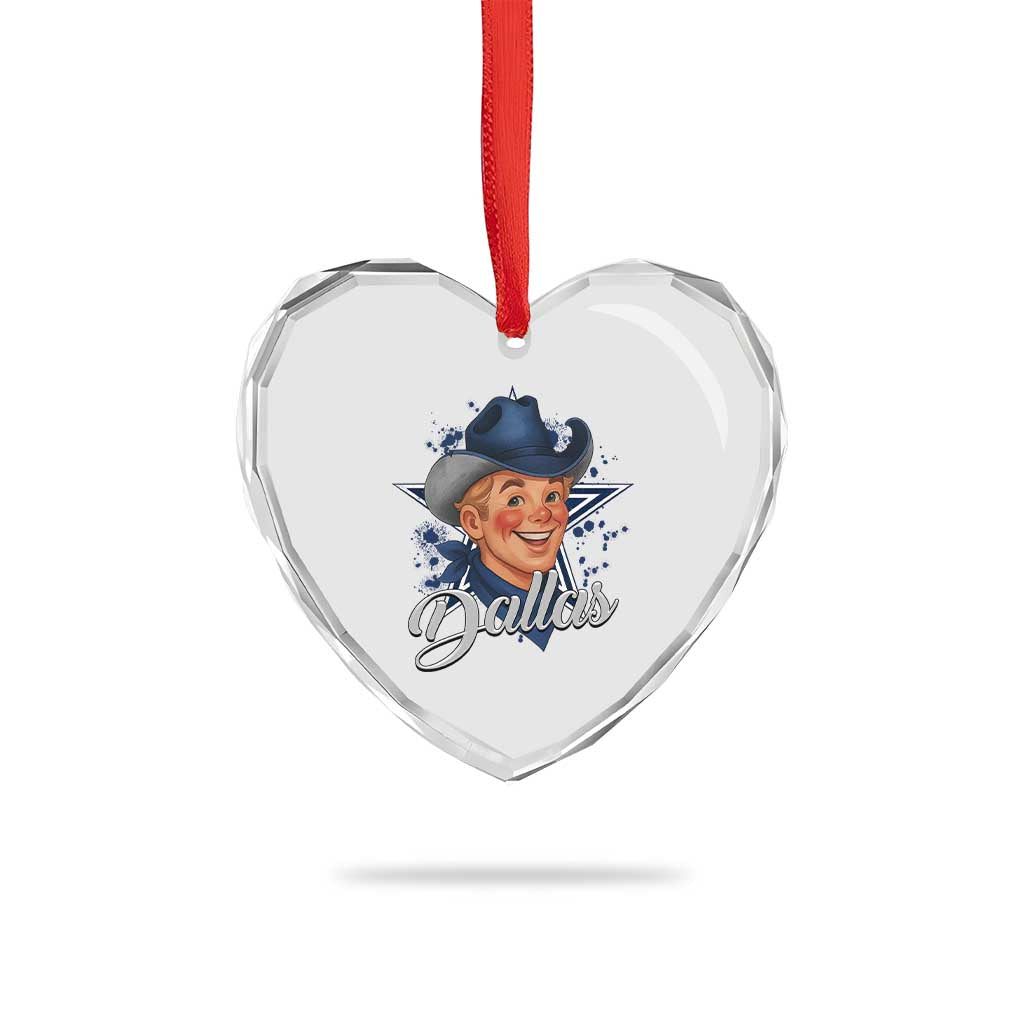 DFC Game Day Heart Crystal Glass Ornament Funny Blue Star Sport Fan Football Game TS11 Print Your Wear