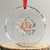 Dance Like Frosty Shine Like Rudolph Give Like Santa Love Like Jesus Crystal Glass Ornament TS09 Transparent Glass 3'' Circle Print Your Wear
