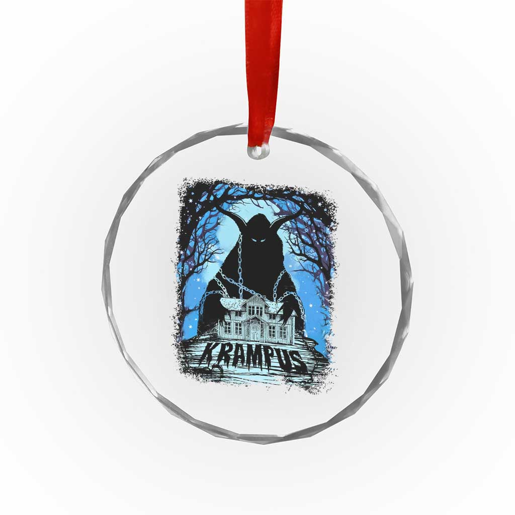 Dark Gothic Christmas Krampus Crystal Glass Ornament TS09 Print Your Wear