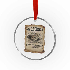Day Of The Dead Crystal Glass Ornament La Calavera Garbancera TS14 Print Your Wear