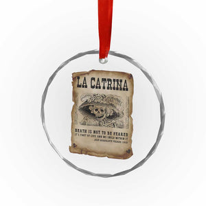 Day Of The Dead Crystal Glass Ornament La Calavera Garbancera TS14 Print Your Wear