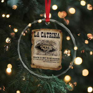 Day Of The Dead Crystal Glass Ornament La Calavera Garbancera TS14 Print Your Wear