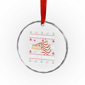 Debbies Christmas Tree Cake Crystal Glass Ornament Out Here Lookin Like A Snack TS10 Print Your Wear