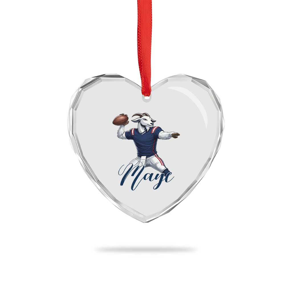 Dedicated Maye Lover Heart Crystal Glass Ornament Football Fan Supporter TS12 Print Your Wear