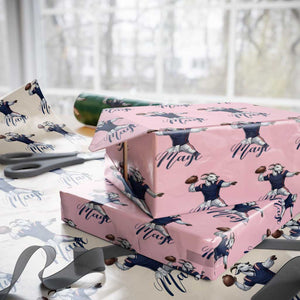 Dedicated Maye Lover Wrapping Paper Roll Football Fan Supporter TS12 Light Pink Print Your Wear