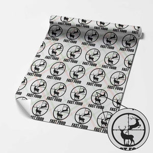Deer Hunting Wrapping Paper Roll Deer Hunting Funny Hunter Fast Food Gift TS02 Christmas Plaid Print Your Wear