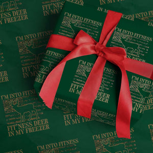 Deer Hunting Wrapping Paper Roll Im Into Fitness Fit Ness Deer Freezer Camo American Flag TS10 Green Print Your Wear