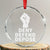 Deny Defend Depose Crystal Glass Ornament Vintage Hand Fist - Print Your Wear