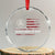 Department of War Est 2025 Crystal Glass Ornament Patriotic Military Vintage Grunge American Flag TS02 Transparent Glass 3'' Circle Print Your Wear