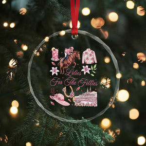 Derby Horse Racing Day Crystal Glass Ornament Lilies For The Fillies Stargazer Lily Flower TS11 Print Your Wear