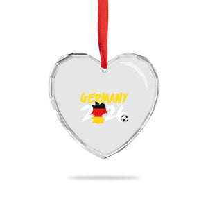 Deutschland Flag German Pride Heart Crystal Glass Ornament Germany Soccer Lover Football Fans TS14 Print Your Wear