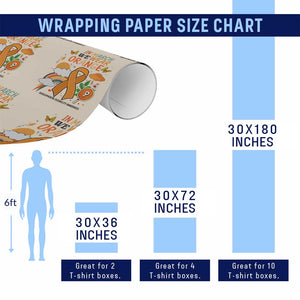 Developmental Disability Awareness Wrapping Paper Roll In March We Wear Orange TS02 Print Your Wear