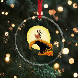 Dia De Los Muertos Crystal Glass Ornament Skeletons Dancing Mexican TS14 Print Your Wear