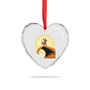 Dia De Los Muertos Heart Crystal Glass Ornament Skeletons Dancing Mexican TS14 Print Your Wear