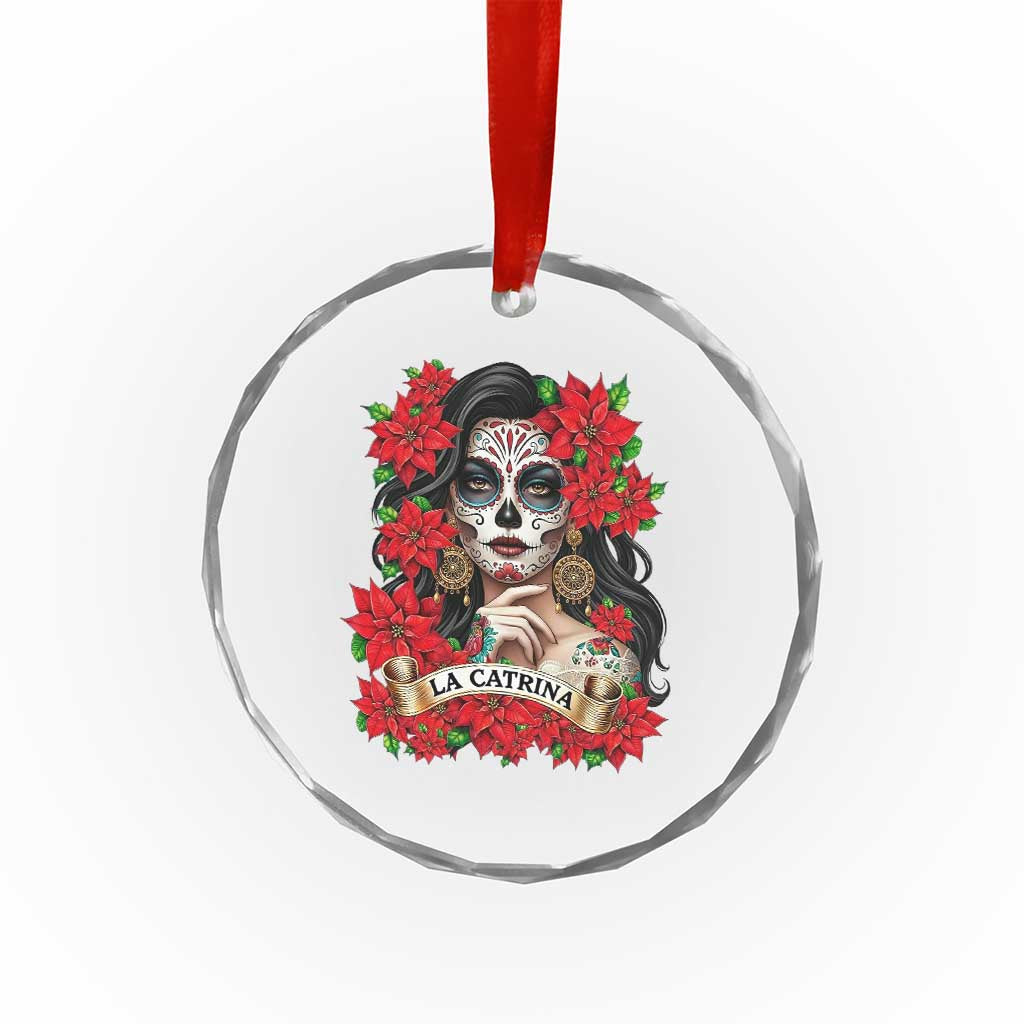 Dia De Los Muertos Mexican Crystal Glass Ornament Day of the Dead Sugar Skull Women TS14 Print Your Wear