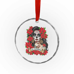 Dia De Los Muertos Mexican Crystal Glass Ornament Day of the Dead Sugar Skull Women TS14 Print Your Wear