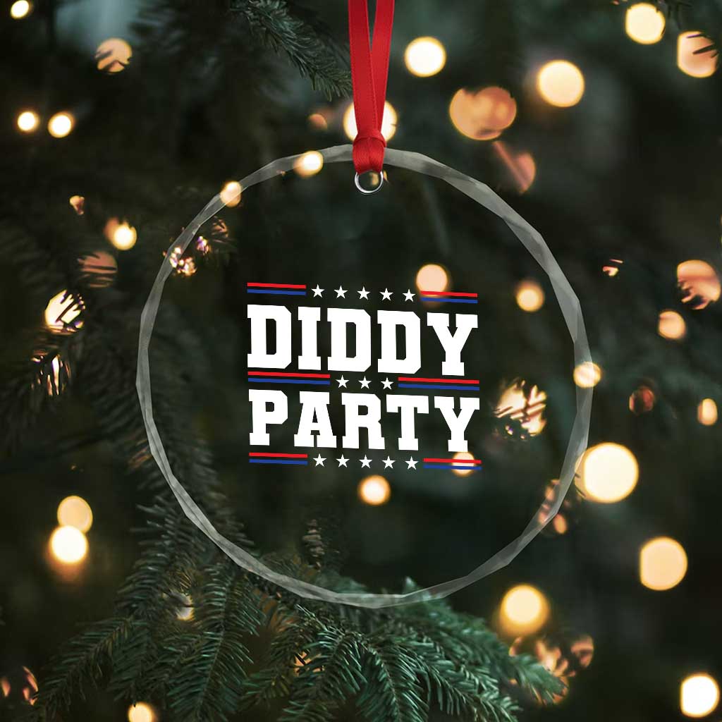 Diddy Party Crystal Glass Ornament Funny Offensive Humorous Saying TS10 Print Your Wear