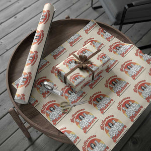 Difference Makers Teacher Appreciation Wrapping Paper Roll Empowering Minds & Advancing Equity Retro Educator TS02 Beige Print Your Wear