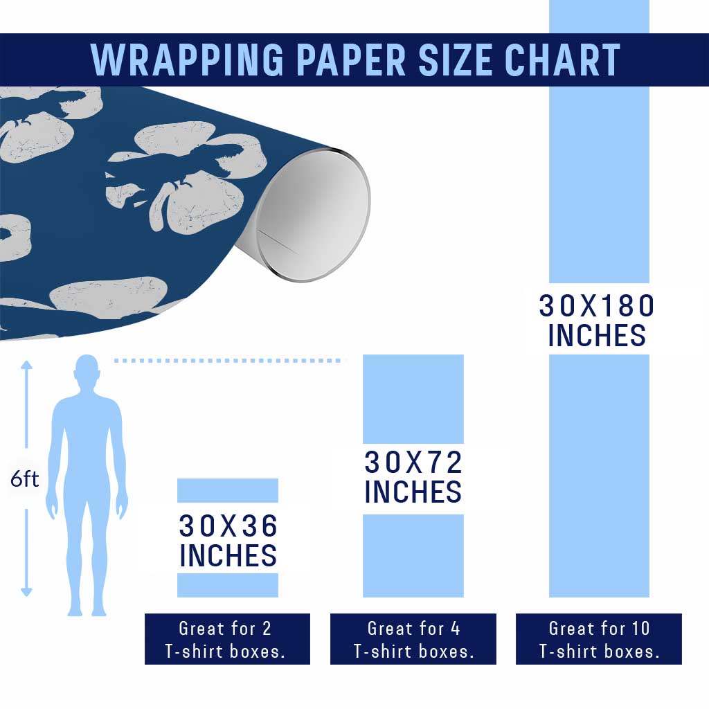 Dinosaur St Patricks Day Shamrock Wrapping Paper Roll Silhouette Boys Toddler Kids TS10 Print Your Wear