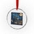Dirt Bike Crystal Glass Ornament Van Gogh Starry Night Halloween Biker TS14 Transparent Glass 3'' Circle Print Your Wear