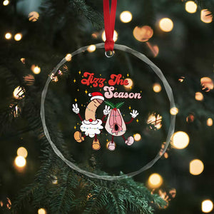 Dirty Christmas Jizz The Season Crystal Glass Ornament Funny Xmas Inappropriate Adult Humor TS11 Print Your Wear