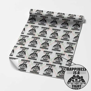Dirty Joke Darts Gift Wrapping Paper Roll Darts Happiness Is A Tight Threesome TS12 Christmas Plaid Print Your Wear