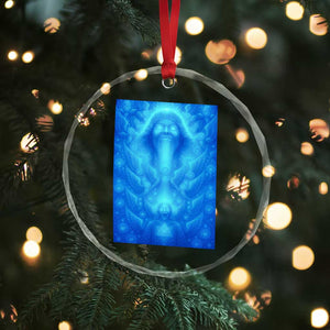 Divine 67 Meme Crystal Glass Ornament Celestial Mason 6 7 Spiritual Six Seven Angelcore TS02 Print Your Wear