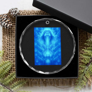 Divine 67 Meme Crystal Glass Ornament Celestial Mason 6 7 Spiritual Six Seven Angelcore TS02 Print Your Wear