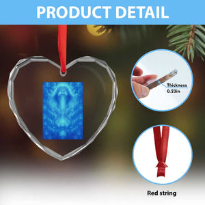 Divine 67 Meme Heart Crystal Glass Ornament Celestial Mason 6 7 Spiritual Six Seven Angelcore TS02 Print Your Wear