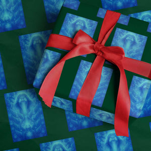 Divine 67 Meme Wrapping Paper Roll Celestial Mason 6 7 Spiritual Six Seven Angelcore TS02 Green Print Your Wear