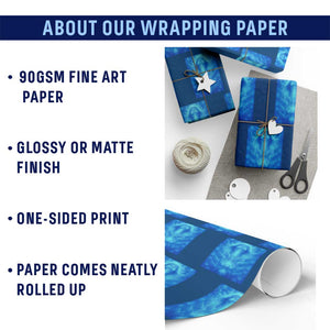 Divine 67 Meme Wrapping Paper Roll Celestial Mason 6 7 Spiritual Six Seven Angelcore TS02 Print Your Wear