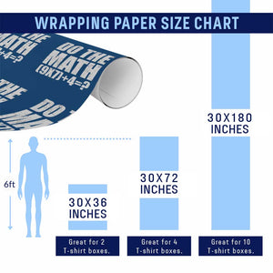 Do The Math 67 Meme Wrapping Paper Roll Funny Six Seven Meme Brainrot Math Teacher TS10 Print Your Wear