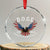 DOGE Department Of Government Efficiency Crystal Glass Ornament Est 2025 American Eagle - Print Your Wear
