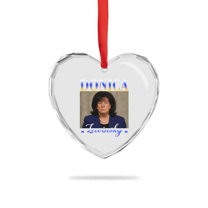Donica Lewinsky Meme Heart Crystal Glass Ornament Viral Trump Parody Scandal Internet Humor TS02 Print Your Wear