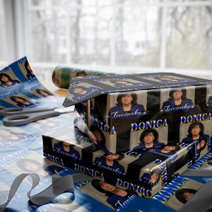 Donica Lewinsky Meme Wrapping Paper Roll Viral Trump Parody Scandal Internet Humor TS02 Black Print Your Wear