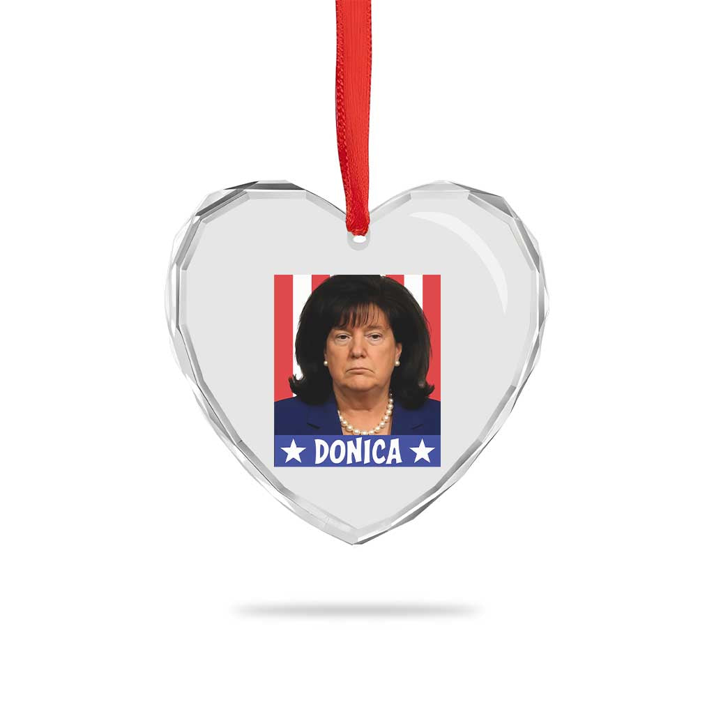 Donica Lewinsky Political Trump Meme Heart Crystal Glass Ornament Hilarious Viral Internet Parody TS02 Print Your Wear