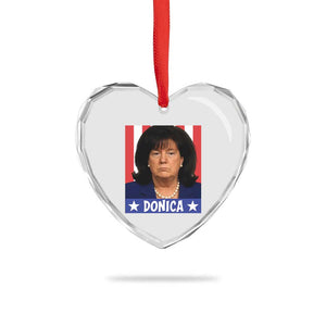 Donica Lewinsky Political Trump Meme Heart Crystal Glass Ornament Hilarious Viral Internet Parody TS02 Print Your Wear