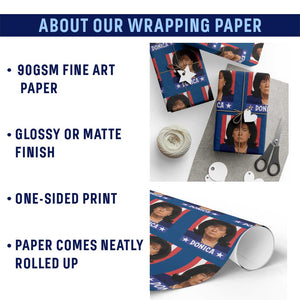 Donica Lewinsky Political Trump Meme Wrapping Paper Roll Hilarious Viral Internet Parody TS02 Print Your Wear