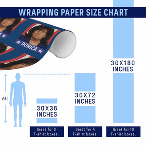 Donica Lewinsky Political Trump Meme Wrapping Paper Roll Hilarious Viral Internet Parody TS02 Print Your Wear