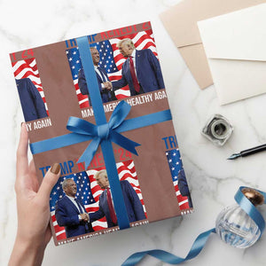 Donny Bobby 2024 Wrapping Paper Roll Robert Kennedy Jr RFK and Trump Unity TS02 Mocha Print Your Wear